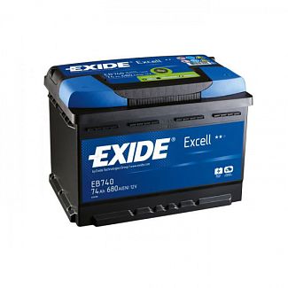 Акумулятор автомобільний 74Ач 680А "+" праворуч EXIDE