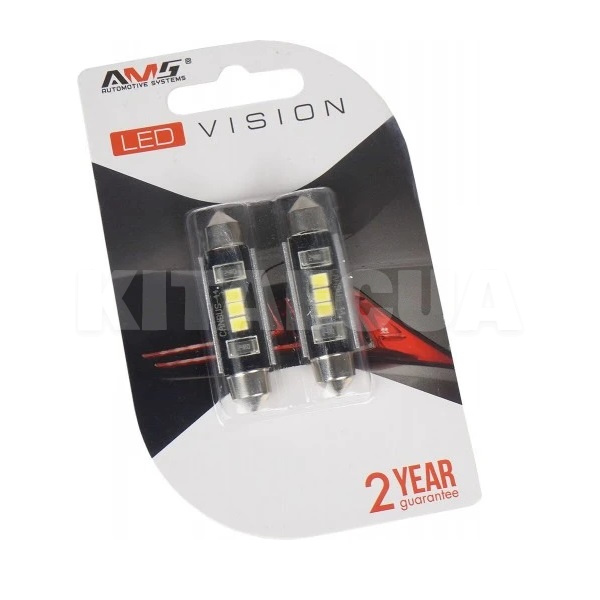 Світлодіодна лампа V3 9/18V C5W 5500K (компл.) AMS (41232) - 2