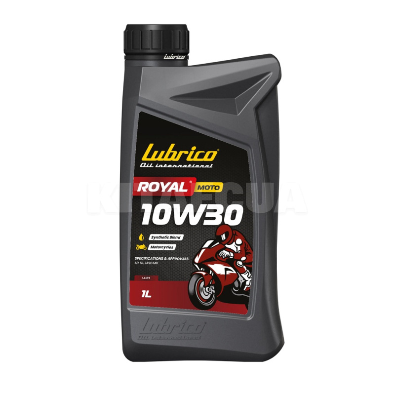 Масло моторное синтетическое 1л 10W-30 ROYAL MOTO LUBRICO (L-1173-10100010)