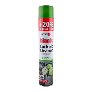 Полироль для пластика "яблоко" 750мл Apple Black Cockpit Cleaner NOWAX