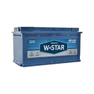 Аккумулятор автомобильный 100Ач 10А "+" слева W STAR