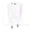 Зарядное устройство 20W Type-C+USB Silicone Power белое PROOVE (491830003)