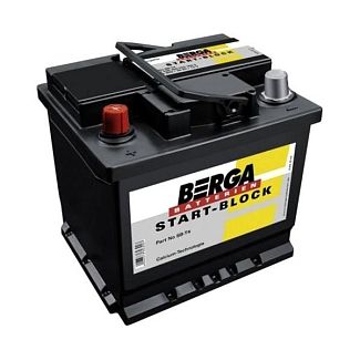 Аккумулятор автомобильный 45Ач 400А "+" слева BERGA