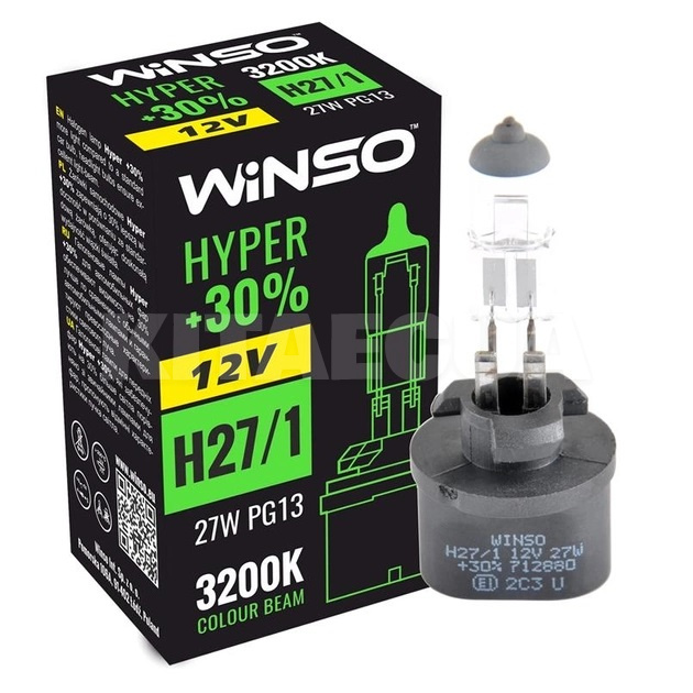 Галогенная лампа H27/1 27W 12V Winso (712880)