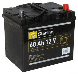 Аккумулятор автомобильный 60Ач 510А "+" справа STARLINE