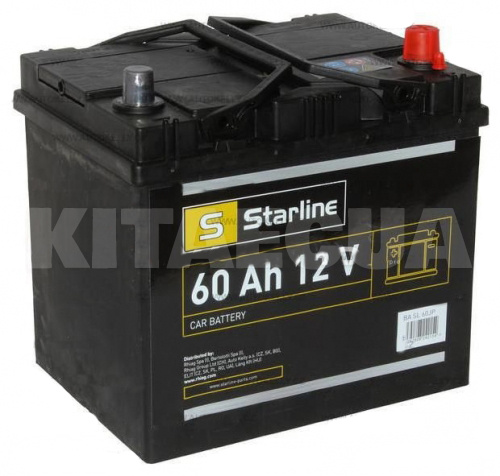 Аккумулятор автомобильный 60Ач 510А "+" справа STARLINE (S BA SL 60JP)