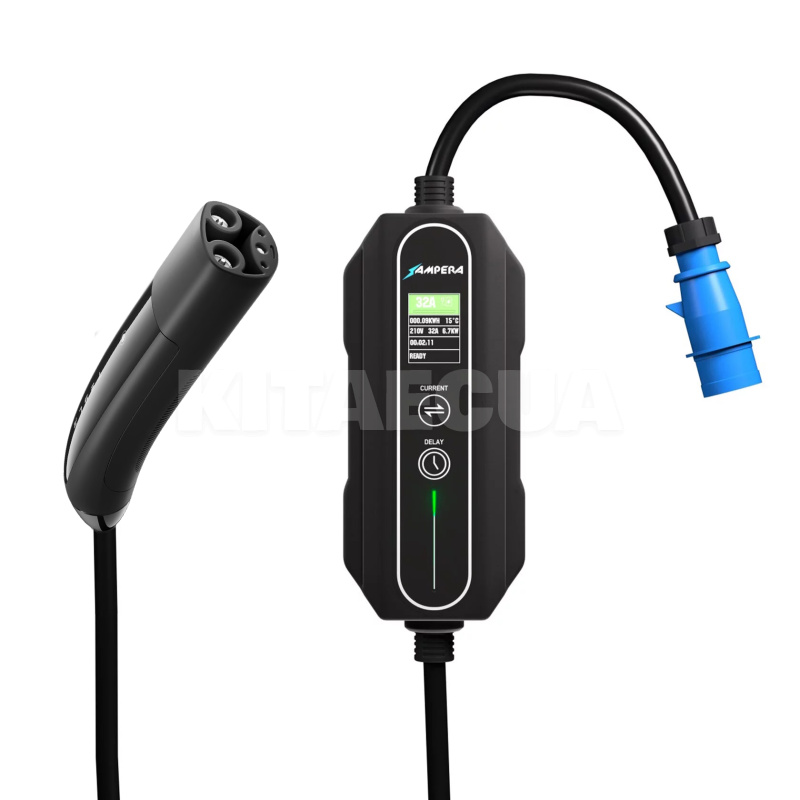 Зарядка Tesla 3 7.4 кВт 32A 1-фаза Type Tesla (американське авто) Ampera (7M-TESLA)