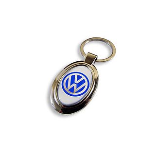 Брелок для ключів метал "Volkswagen" Овал KING