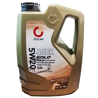 Моторна олія синтетична 4л 5W-20 Jade Gold Oskar