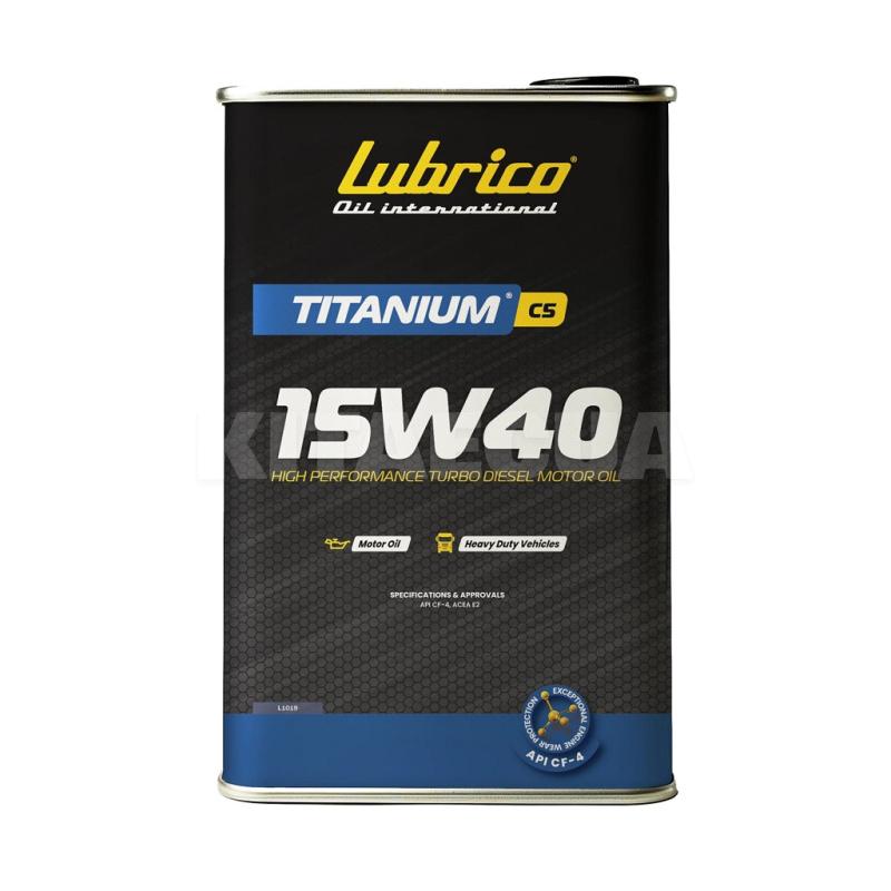 Масло моторное минеральное 16л 15W-40 TITANIUM C5 LUBRICO (L-1019-30100160)