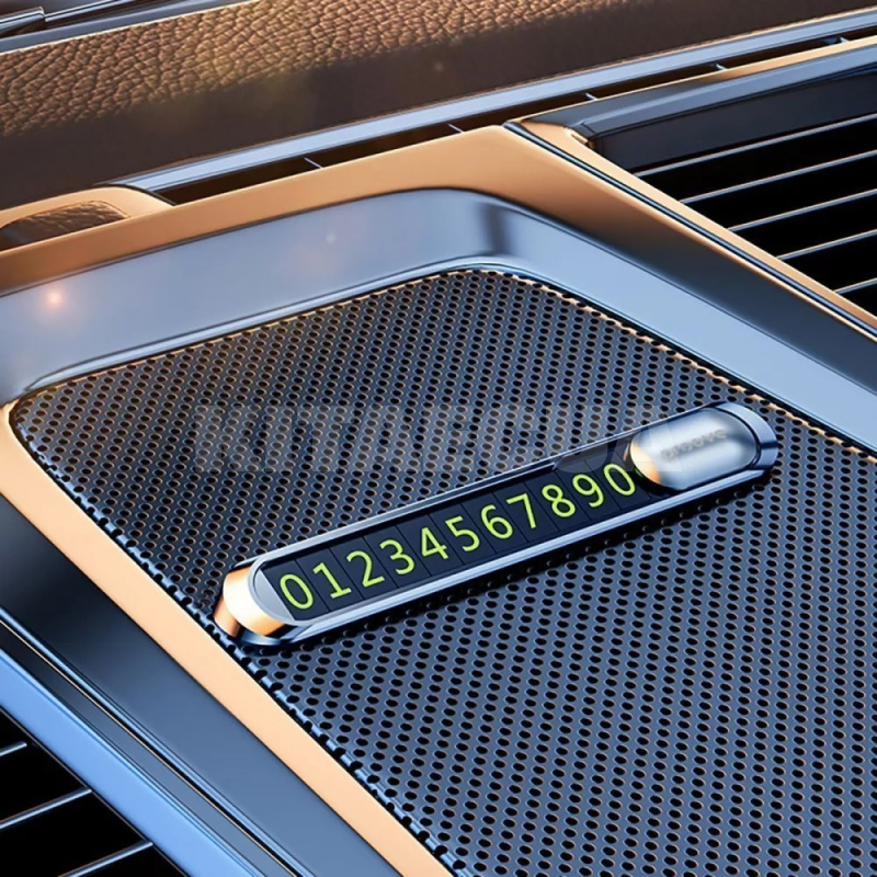Паркувальна карта Parking Number Plate Metal срібна PROOVE (484020012) - 5