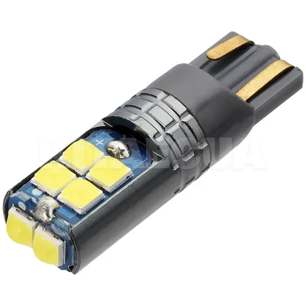 LED лампа для авто T10 W2.1x9.5d 12V 5000K 10 світлодіодів TBS Design (00-00020488)