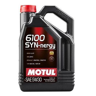 Моторна олія синтетична 4л 5W-30 6100 SYN-nergy MOTUL