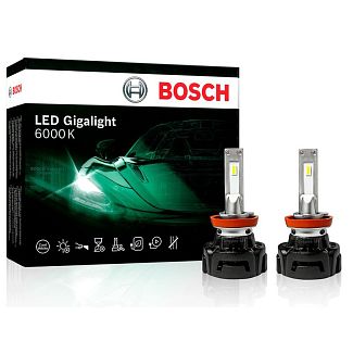 LED лампа для авто Gigalight H8 (H11) 30W 6000K (комплект) Bosch