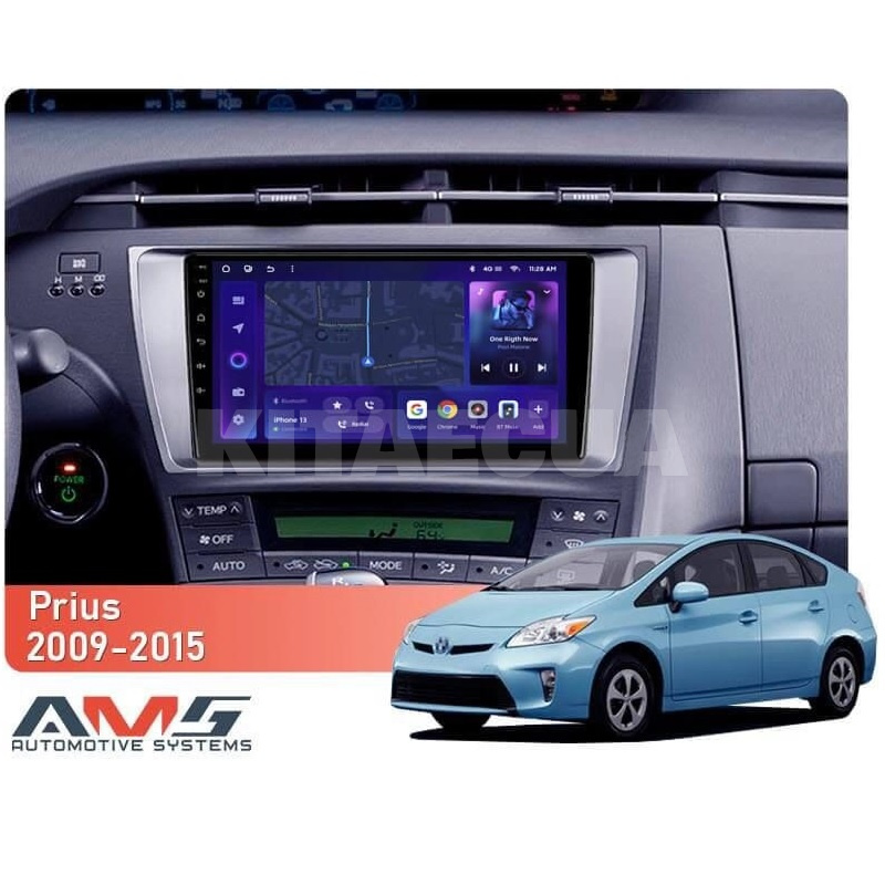 Штатна магнітола MOSS M3 4+32 ГБ 9" Toyota Prius XW30 2009-2015 AMS (50726) - 2