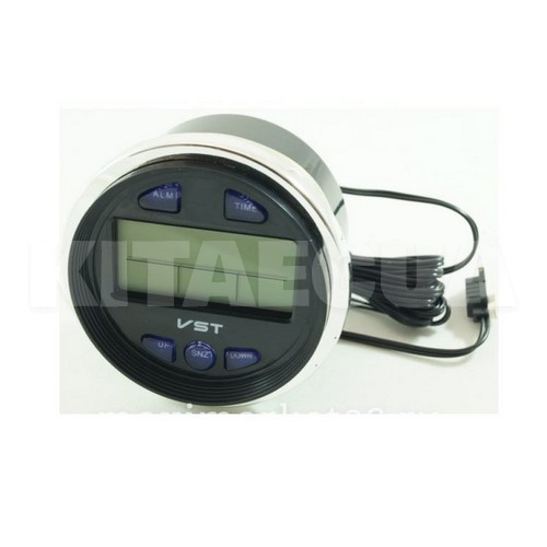 Автомобільний годинник з вольтметром та термометром 7042V VST (24000020) - 4