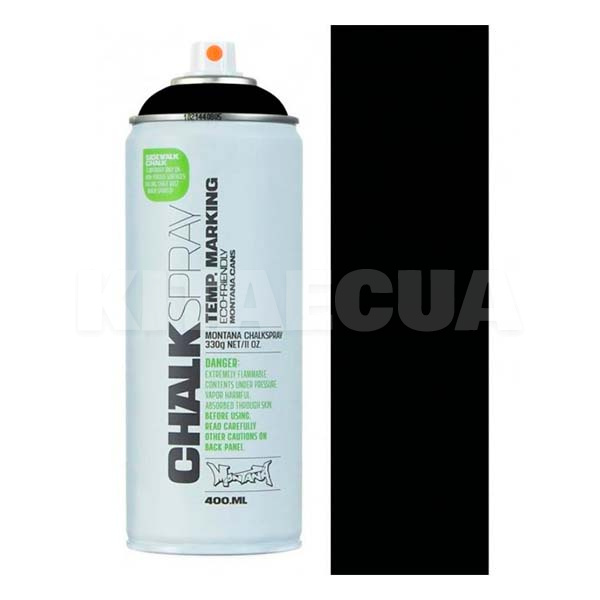 Краска черная 400мл матовая Chalk 9000 на меловой основе MONTANA (376221-MONTANA)