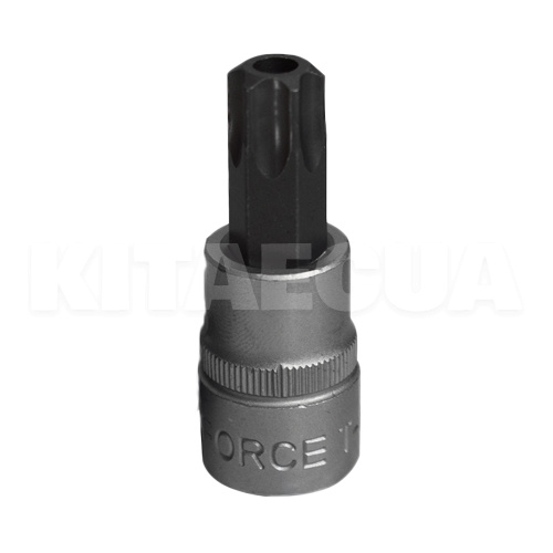 Головка торцева з 6-променевою насадкою (з отвором) T-55H 3/8" 50 мм FORCE (FOR 3375055)