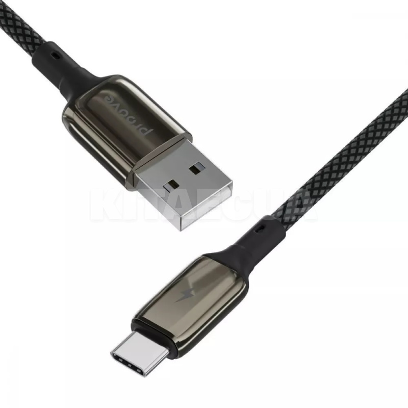 Кабель USB Type-C 2.4A 1м Dense Metal черный PROOVE (504980001) - 4