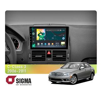 Штатна магнітола X9232 2+32 Gb 9" Mercedes Benz C-Class 3 W204 2006-2011 SIGMA4car