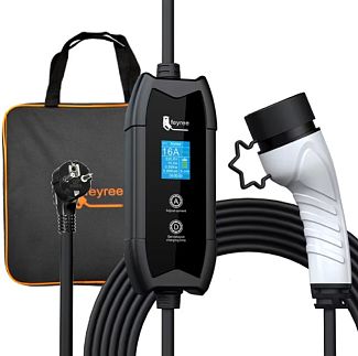 Зарядка для электромобиля Type 2 3.7 кВт 16А 1-фаза Flying Cat FEYREE