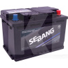 Аккумулятор автомобильный 70Ач 650А "+" справа SEBANG (EFB L3)