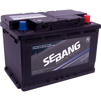 Аккумулятор автомобильный 70Ач 650А "+" справа SEBANG