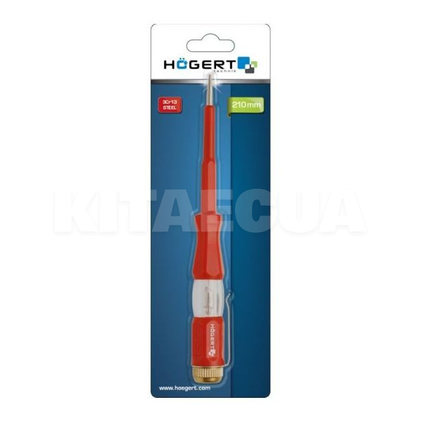 Викрутка індикатор напруги SL3 140 мм 100-500 В HOGERT (HT1S982) - 2