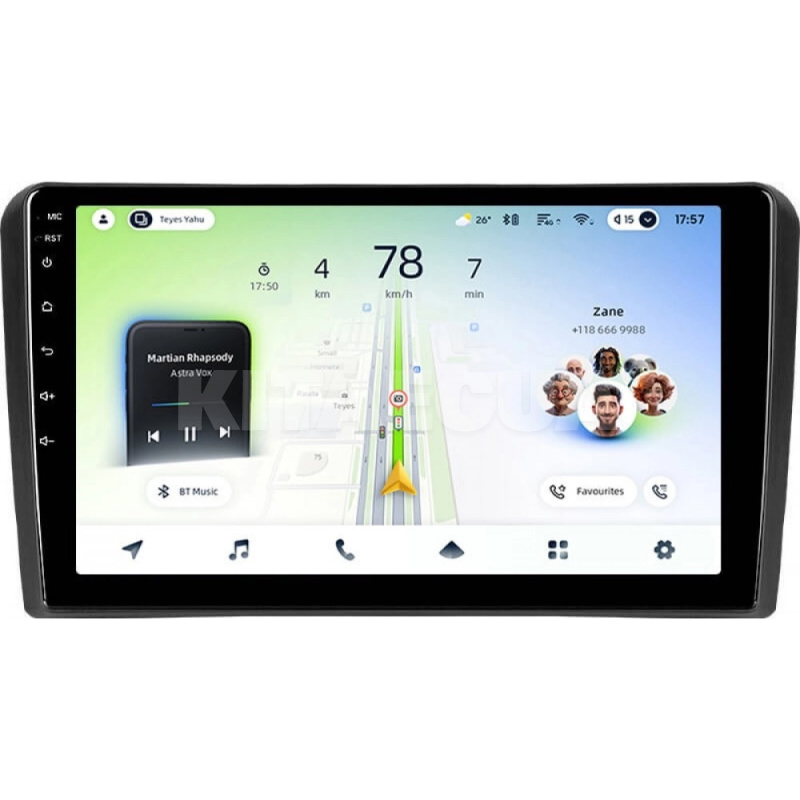 Штатная магнитола CC4L 6+64 Gb 9" Audi A3 2 8P 2003-2013 Teyes (70765)