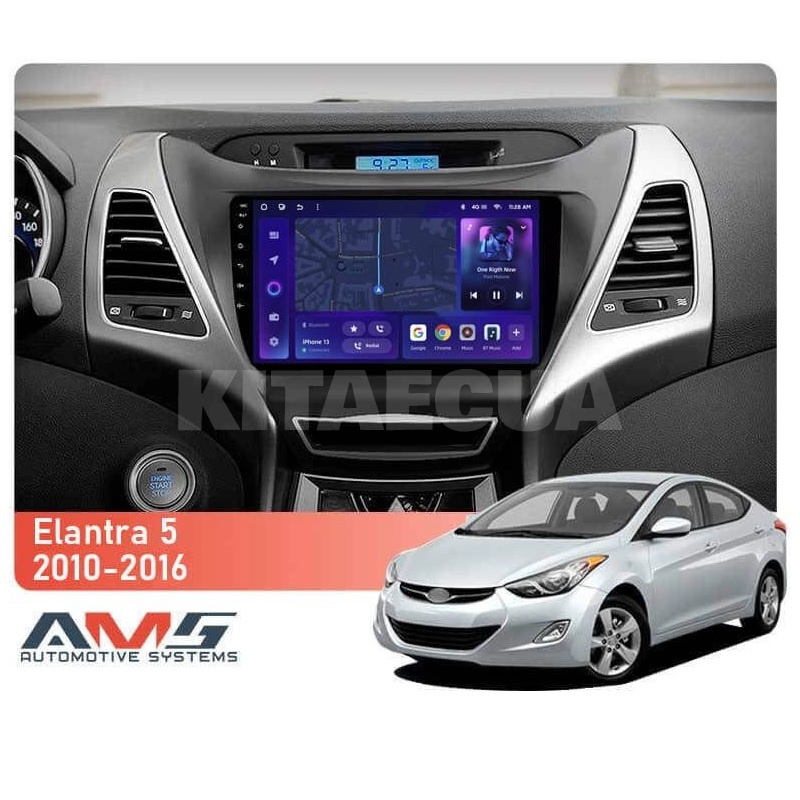 Штатная магнитола MOSS M3 4+32 ГБ 9" Hyundai Elantra 5 GD 2010-2016 (F2) AMS (49977) - 2