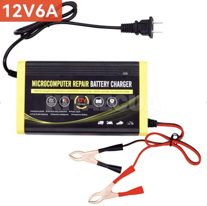 Зарядное устройство для аккумулятора 12В 6A 100Ач XoKo (XK-CC12-6A) - 3