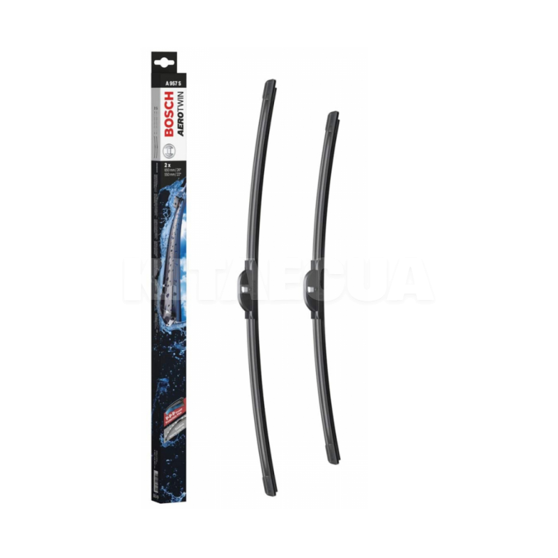 Щітка склоочисника (двірник) 650/550мм безкаркасна Bosch (3 397 118 957)