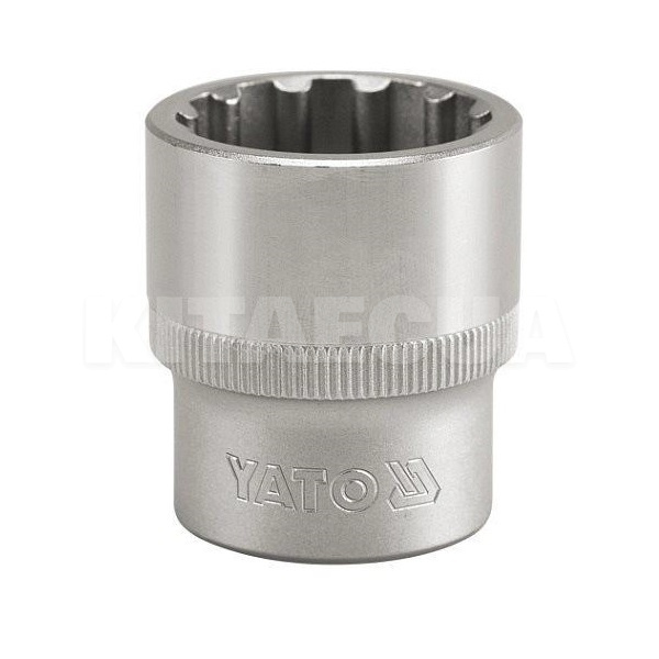 Головка торцевая SPLINE 27 мм 1/2" 42 мм YATO (YT-1478)