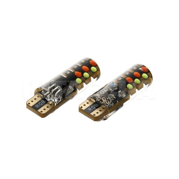 LED лампа для авто T10 W3W/W5W 2V 2 світлодіоди (комплект) TBS Design (00-00020583) - 2