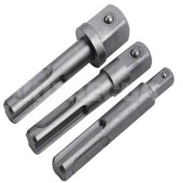Набор переходников SDS PLUS 1/2"/3/8"/1/4" 3 шт TOLSEN (77865) - 2
