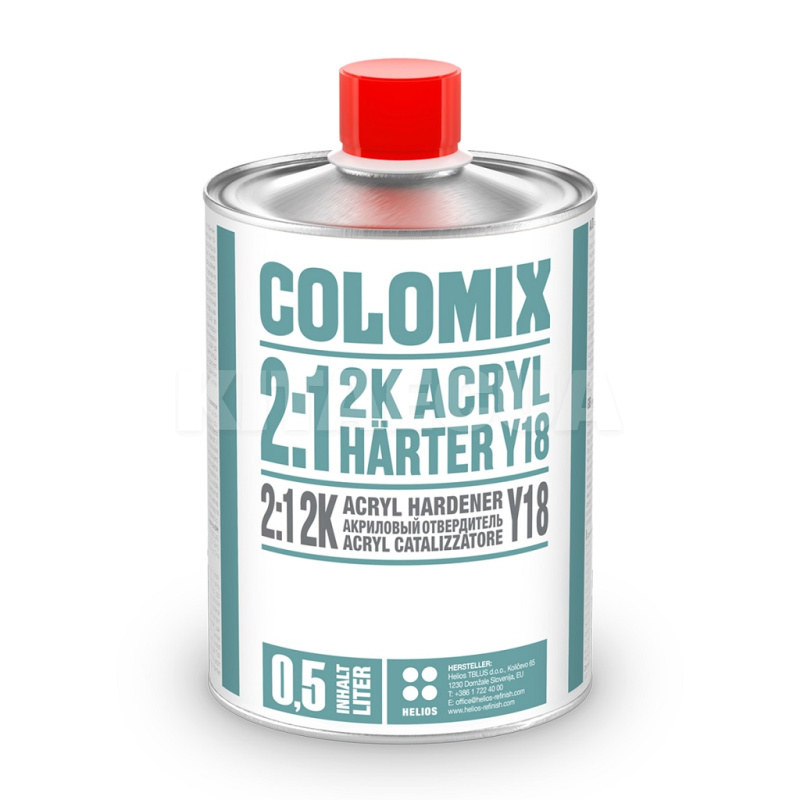 Отвердитель 0.5л 2К для лака Y18 COLOMIX (40027301)