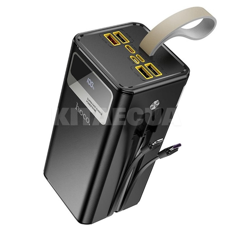 Повербанк с солнечной панелью DB58B 50000 mAh 22.5W+PD20W черный HOCO (00000072112)
