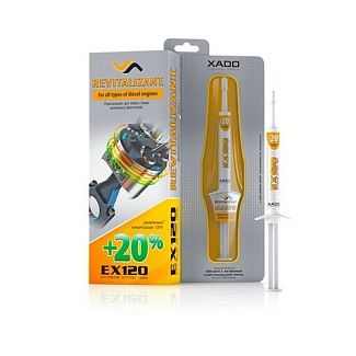 Присадка в моторное масло 8мл ревитализант для дизельного двигателя EX120 XADO
