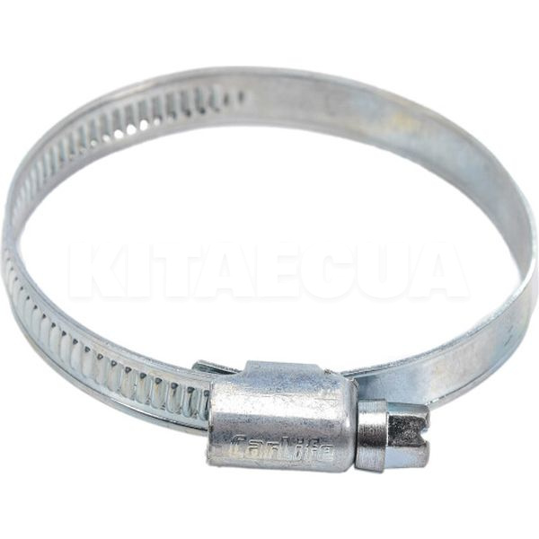 Хомут черв'ячний оцинкований W1 40-60мм 9мм CARLIFE (HC04060)