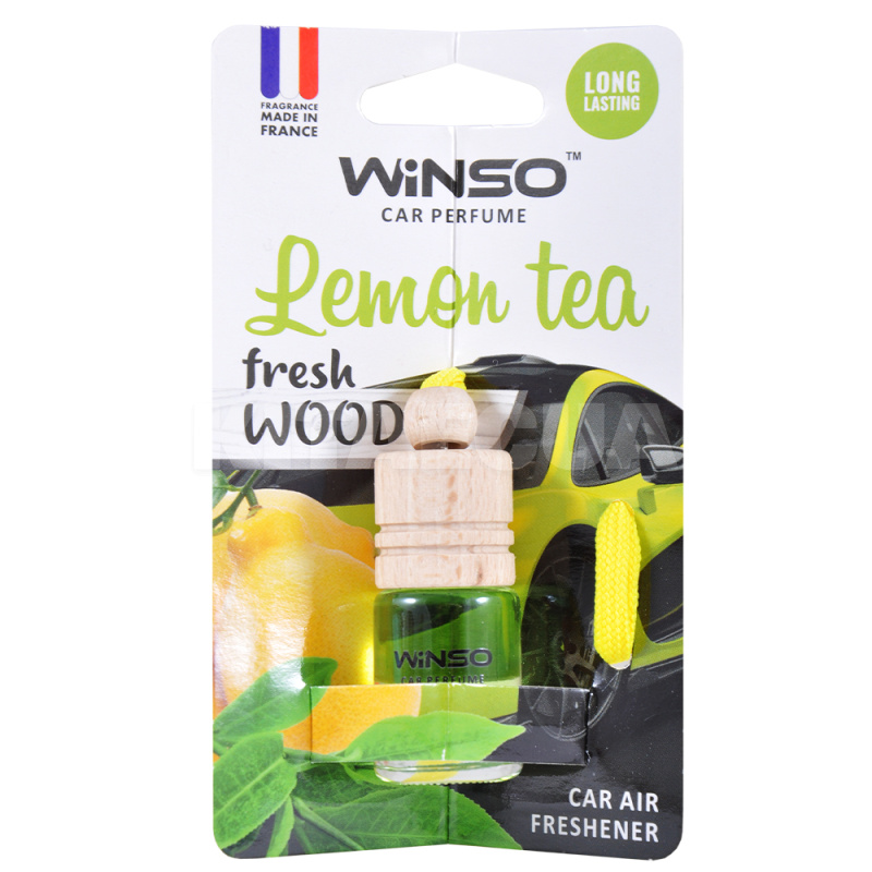 Ароматизатор "чай с лимоном" Fresh Wood Lemon Tea Winso (530670)