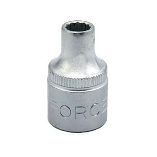 Головка торцевая 12-гранная 6 мм 3/8" 28 мм FORCE