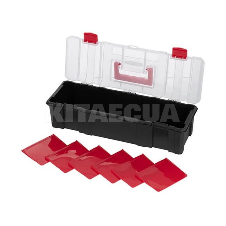 Органайзер 18" 460х165х122 мм 7 ячеек 6 съемных перегородок Intertool (BX-4043) - 3