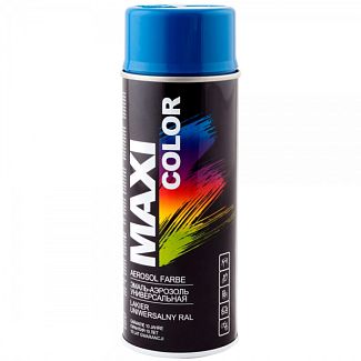 Фарба-емаль темно-синя 400мл універсальна декоративна MAXI COLOR
