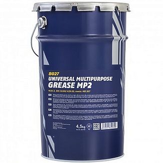 Смазка минеральная универсальная 4.5кг mp-2 multipurpose grease Mannol