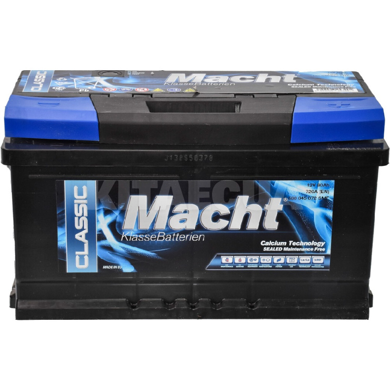 Аккумулятор автомобильный Classic 80Ач 720А "+" справа MACHT (25349)