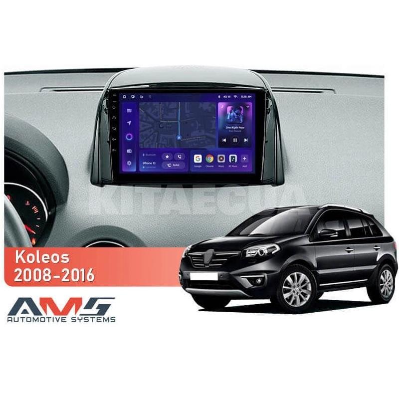 Штатна магнітола MOSS M3 4+32 ГБ 9" Renault Koleos 2008-2016 (B) AMS (50634) - 2