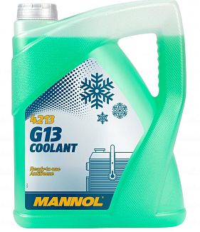 Антифриз зеленый 5л G13 -40°C Mannol