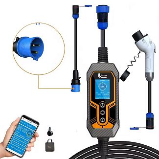 Зарядка для электромобиля GB/T AC 7.0 кВт 32A 1-фаза Wi-Fi Lion King Replaceable Version (один доп. FEYREE