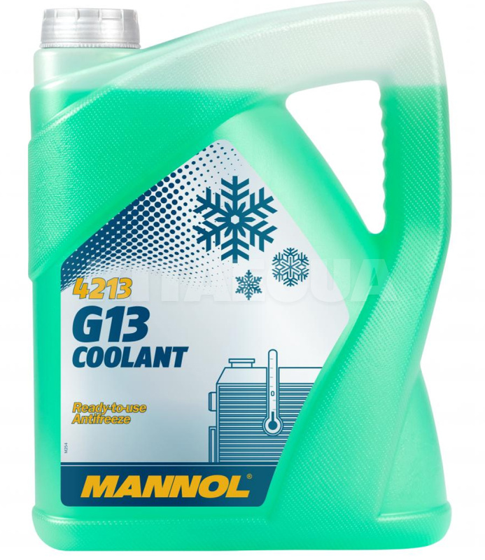 Антифриз зеленый 5л G13 -40°C Mannol (MN4213-5)