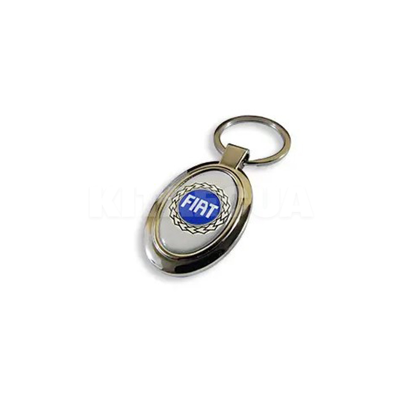 Брелок для ключей металл "Fiat" Овал KING (78825)